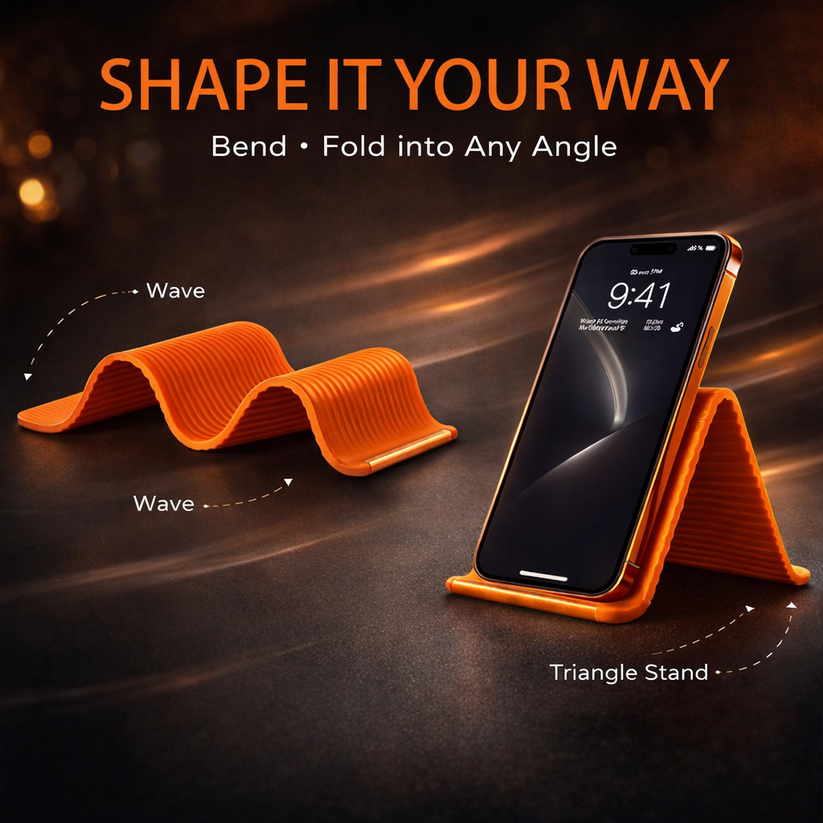 Silicon Foldable Phone Stand